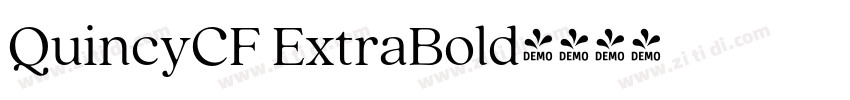QuincyCF ExtraBold字体转换